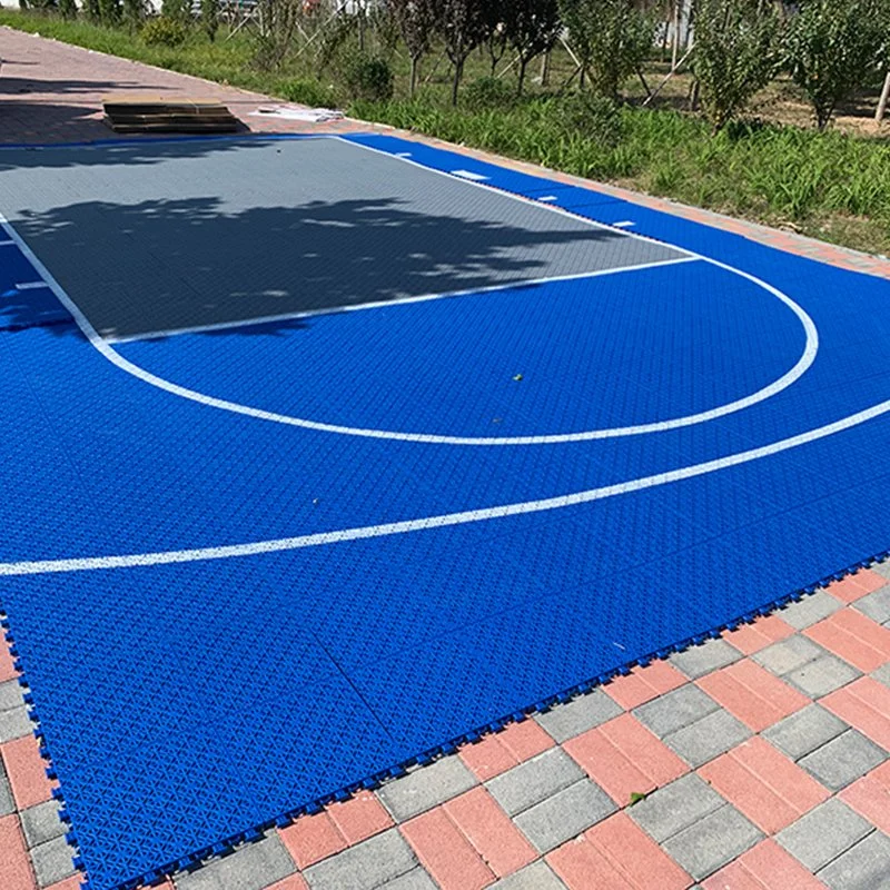 Used Basketball Flooring Residential Backyard Courts Flexible Sports Surface