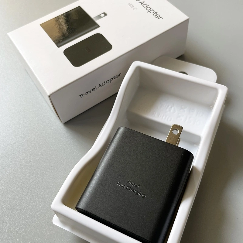 طراز جديد من الشواحن الأصلية بقدرة 45 واط من طراز كابل T4510 USB C اكتب C Block Cube لـ Samsung S23 S22 ملاحظة 10 محول السفر