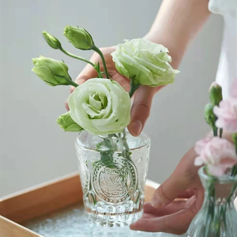 Wholesale/Supplier Clear Bud Vases Mini Glass Flower Vases for Rustic Wedding Decorations Vintage Flower Vase Home Table Decor