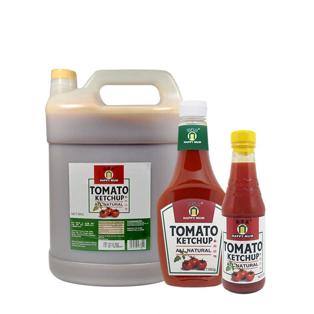 Großhandelgroßhandelindustrie Frisch Konzentrierte Tomatensauce Ketchup Ketchup