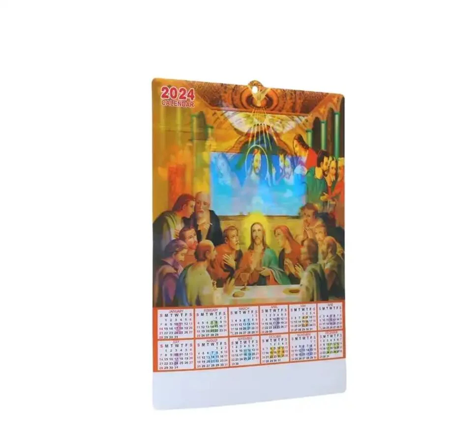 Neues Design Gute Werbe Kunststoff-Wandkalender