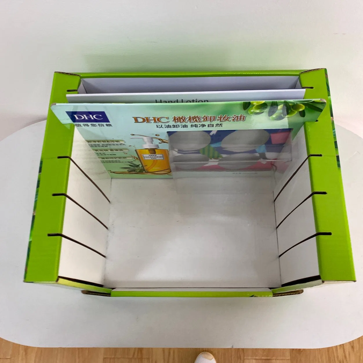 Hochwertige PDQ Tray Cleansing Oil Display Stand Verpackung Box