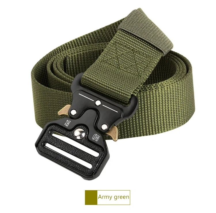 Outdoor Portable Belt Custom Waist Buckle Canvas Tool Nylon Camouflage Tactical Belts