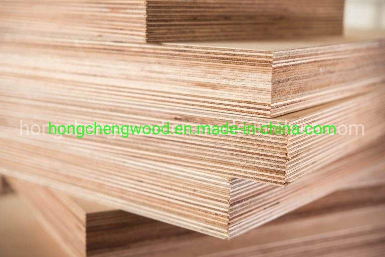 4-18mm Commercial Plywood or Hardwood with Poplar Core for Furniture