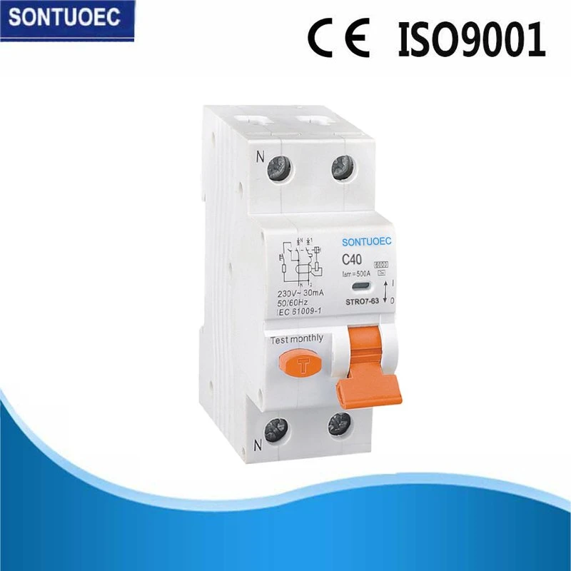 RCBO a Type and AC Type Stro7-40 Residual Current Operated Circuit-Breaker