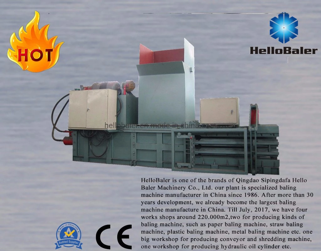 Plastic baler machine /PET HDPE bottle/waste paper baler machine for recycling industry