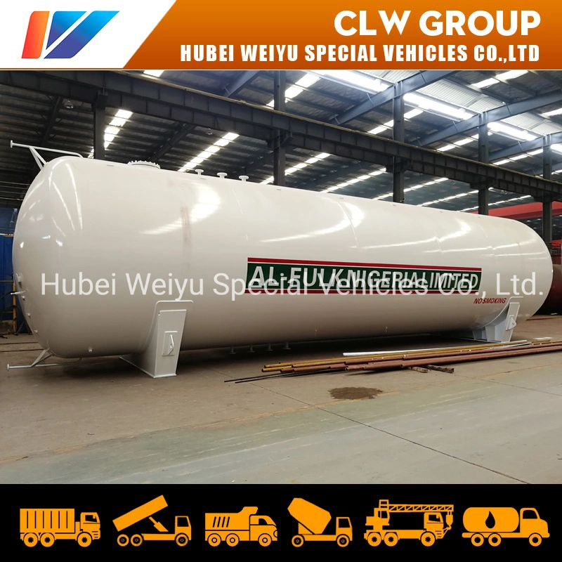 120m3 LPG Storage Tank 60tons Propane Gas Tanker Pressure Vessel for LPG Filling Plant in Nigeria