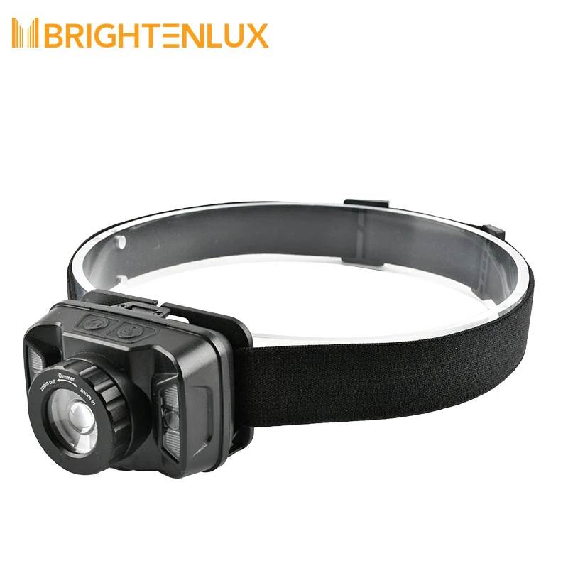 Brightenlux 6 Modes Waterproof 300 Lumen Powerful Xpg SMD LED Rechargeable Sensor Headlamp Head