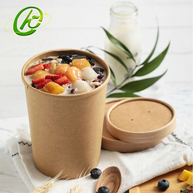 Haokelao Food Packaging Disposable Takeaway Paper Soup Cup
