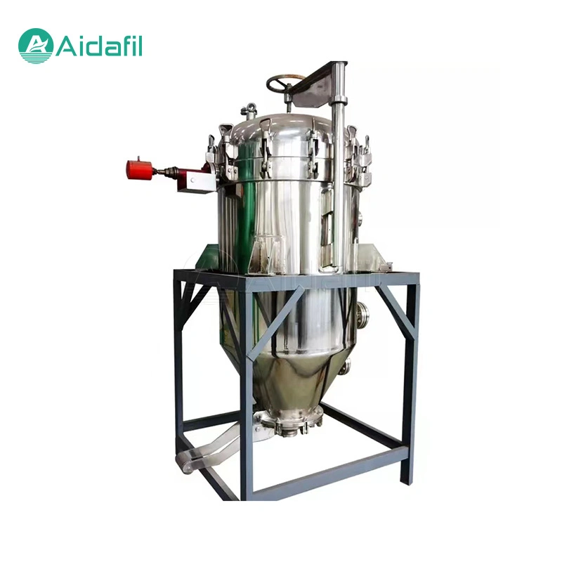 Pneumatic Auto Clean Edible Vertical Pressure Palm Kernel Oil Leaf Filter