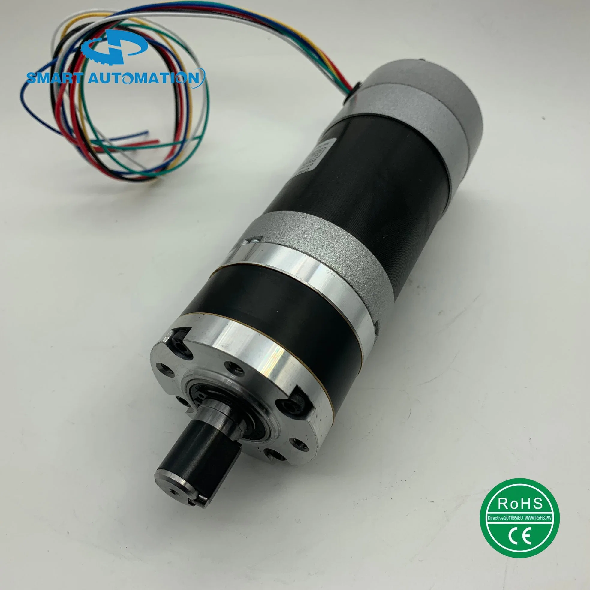 57bl High Torque 12V 24V 36V 48V 60V Electrical Brushless DC Motor 30W 50W 75W 100W 200W 250W BLDC Geared Motor with Controller Brake Encoder Integrated