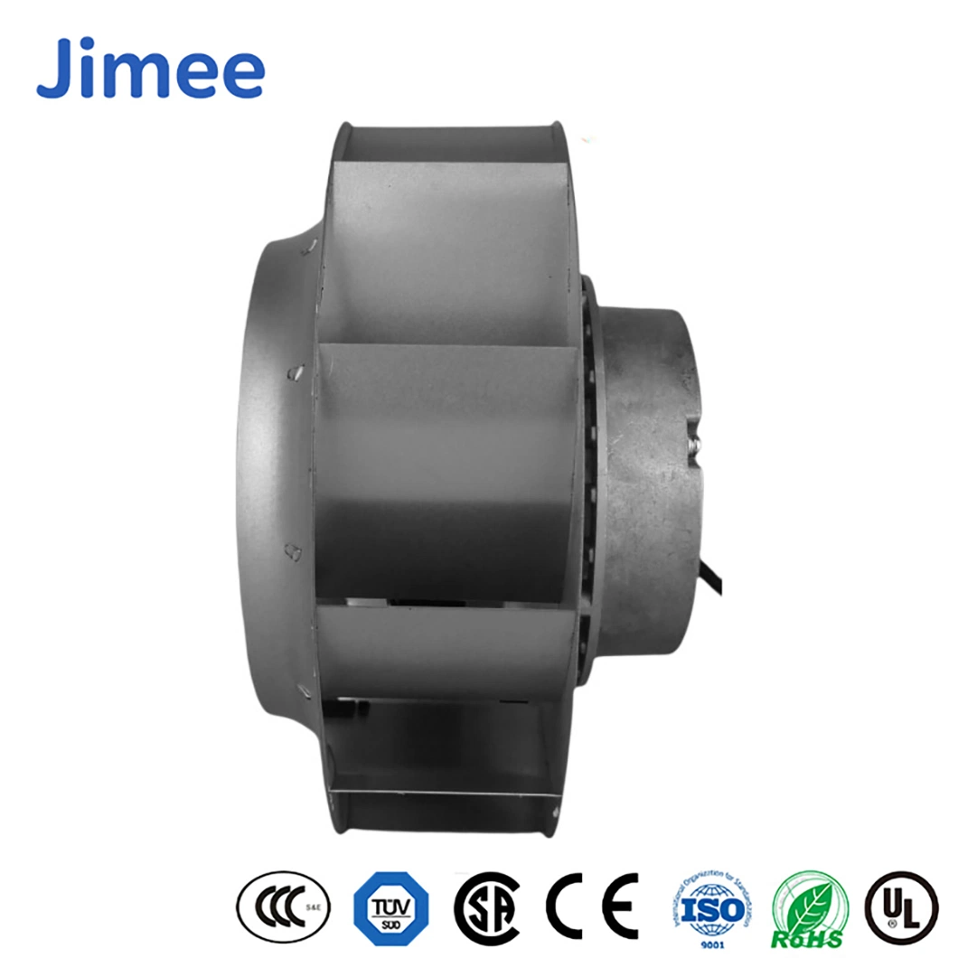 Jimee motor China DC ventilador axial fornecedores Jm108d4a1 1.35 (kg) Peso, blowers centrífugos EC, material PP, tubo axial de 24 polegadas Ventilador para o Ar de refrigeração