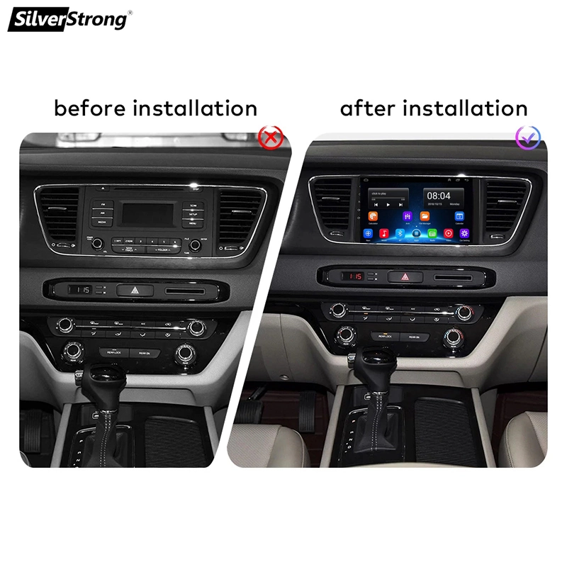 Car Stereo for KIA Carnival Sedona 2014 2015-2019 Octa Core Android 10.0 Car DVD GPS Navigation Player Deckless Radio Headunit