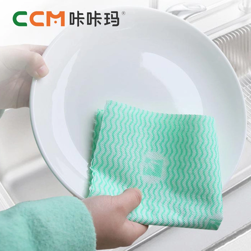 Household Multi-Purpose Kitchen Cleaning Cloth Non Woven Fabric Spunlace Material Roll Towel