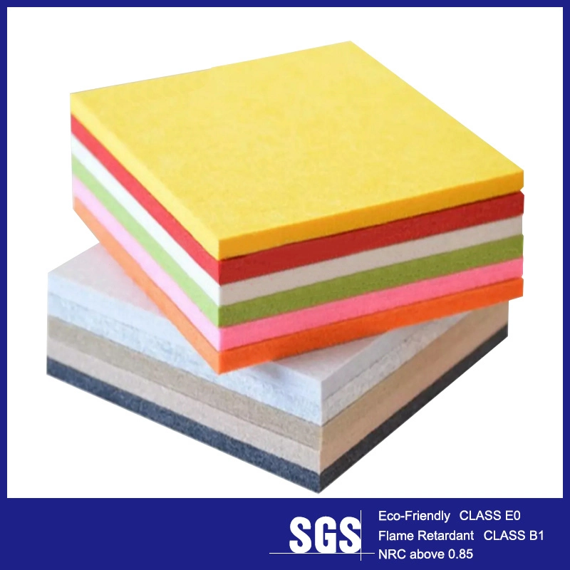 Can Customize The Thickness of Polyester Fiber Acoustic Panel, Sound-Absorbing Material and Sound Insulation Board