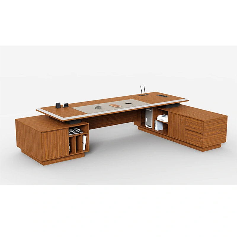 MFC Panel Boss Executive Table with Cabinet