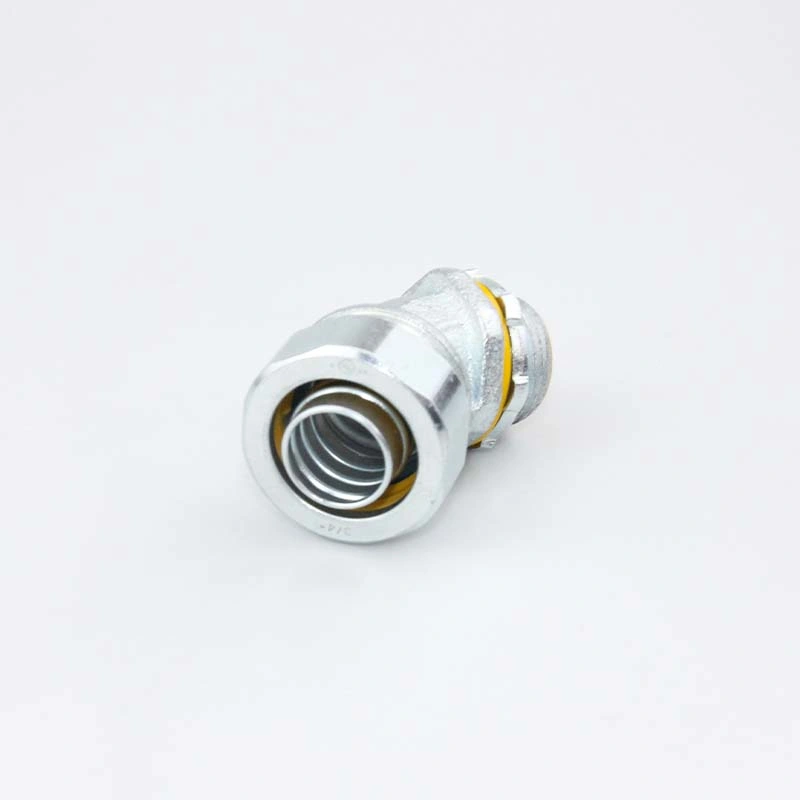 1/2 3/4 1 in 45 Degree Liquid Tight Connector Flexible Conduit Fittings