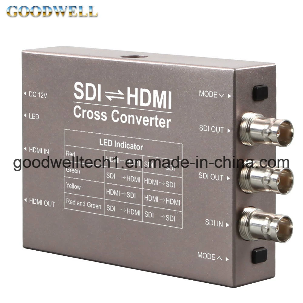 Mini Pocket Size Sdi HDMI Cross Converter