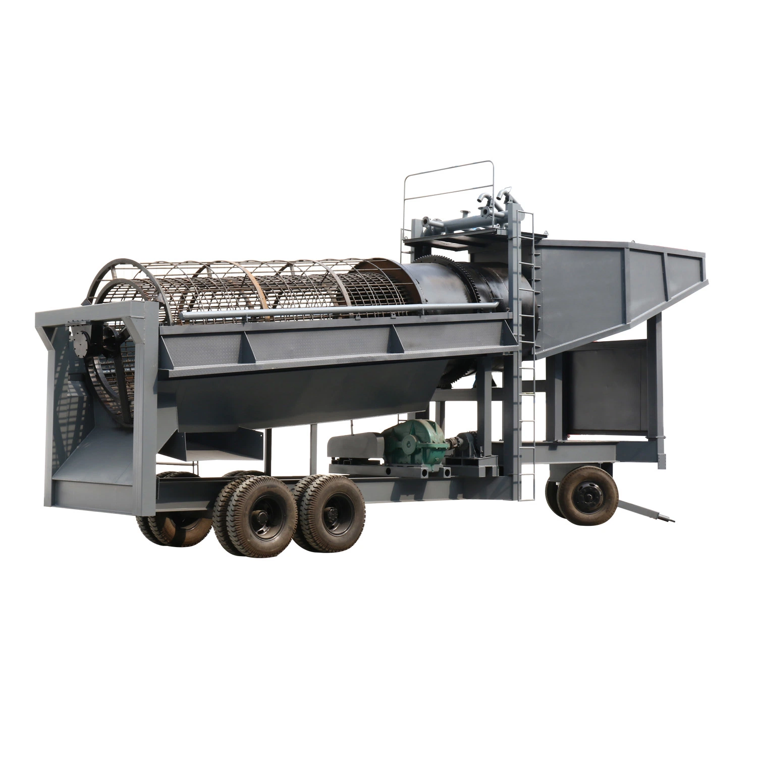 150 Tph Alluvial Gold Washing Plant Placer Gold Mining Equipment for Sale