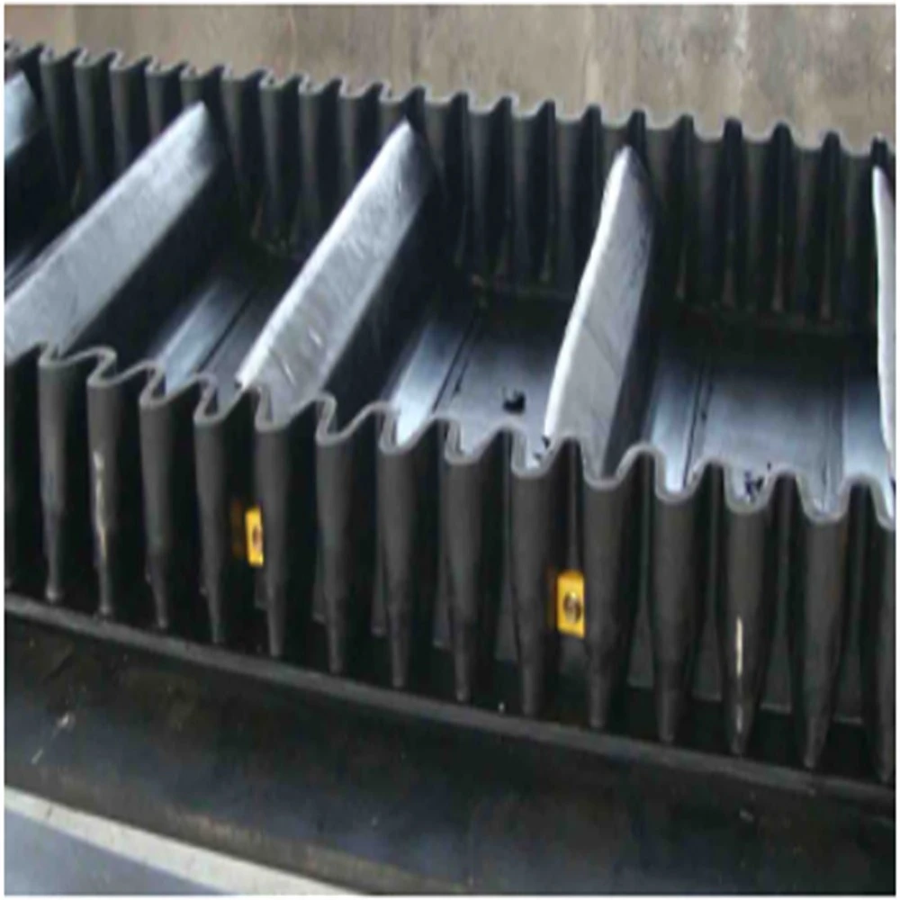 Goog Quality Skirt Large Angle Corrugated Edge Rubber Conveyor Belt