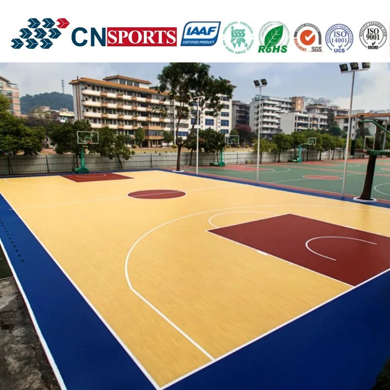 Factory Price Professional Sport Flooring for Outdoor Basketball Court Floor