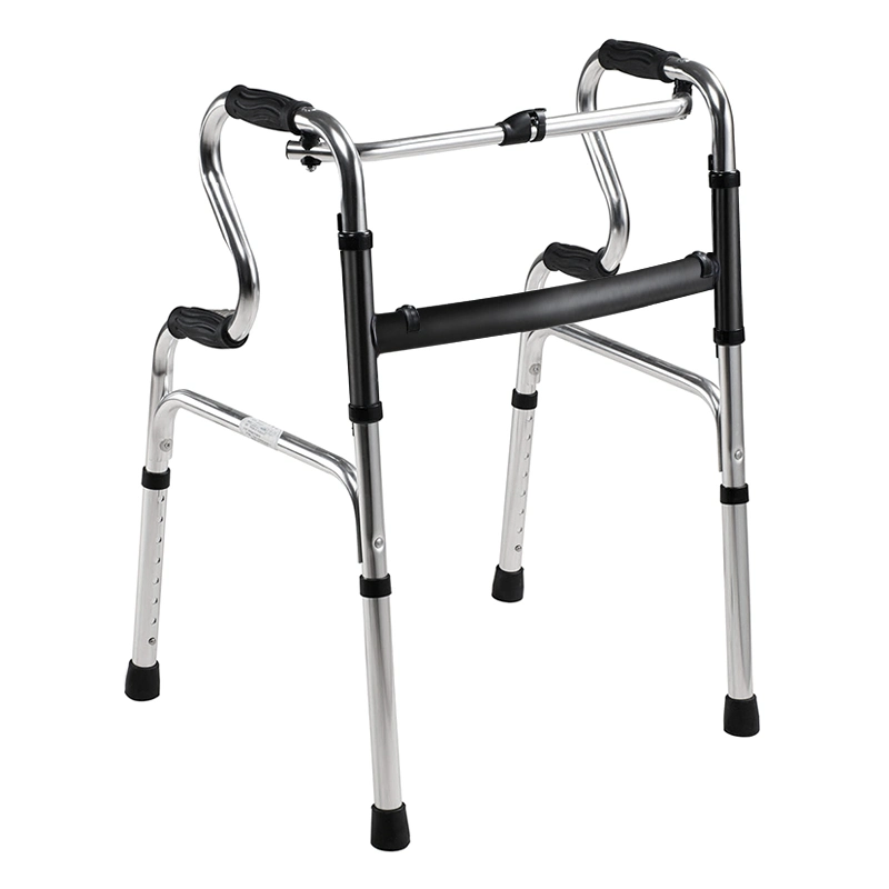 Heavy Duty Bariatric Folding Uplift Rollator Walker with Durable Plastic Handles