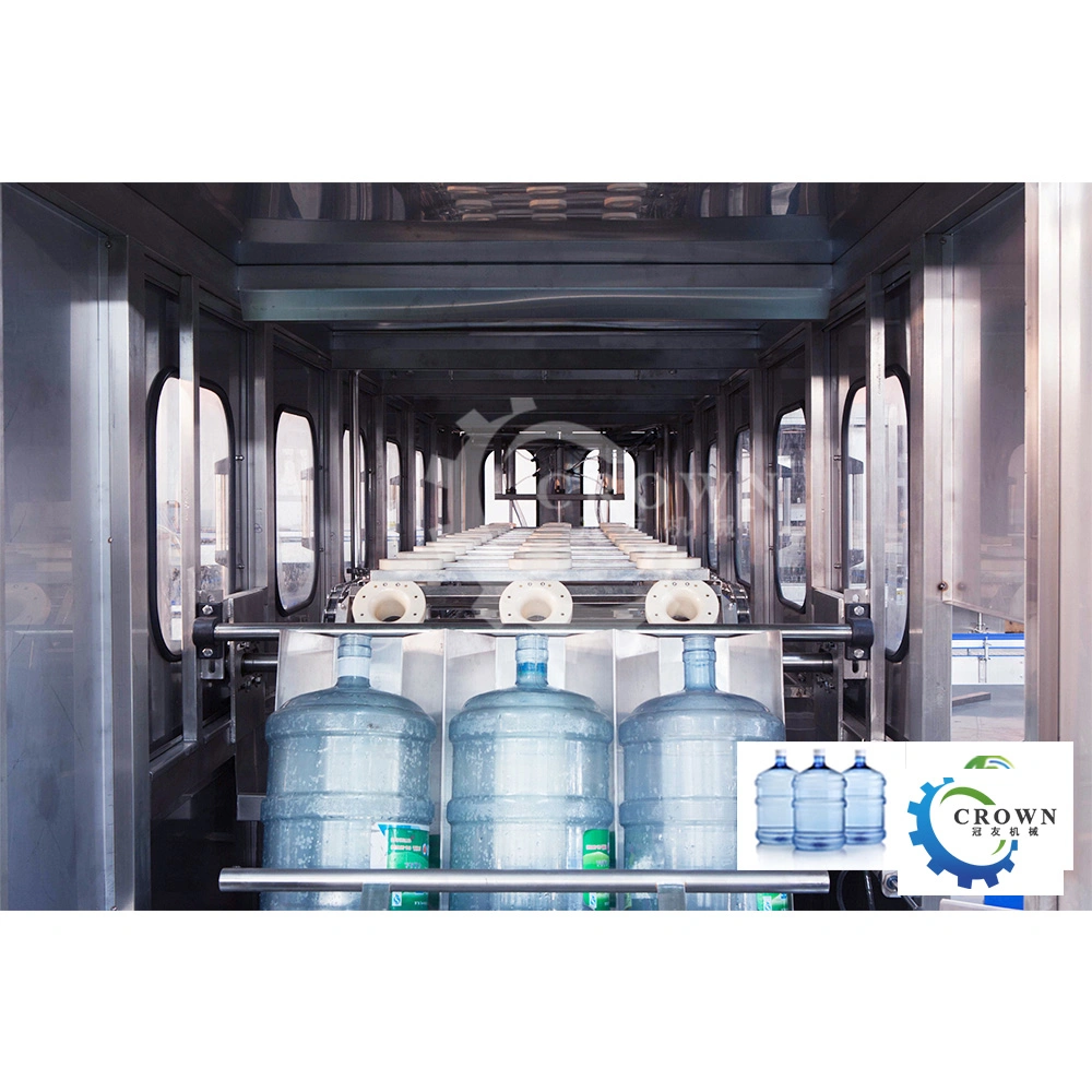 Automatic 20L 5 Gallon Bottle Barrel Water Washing Filling Capping Machine Production Line