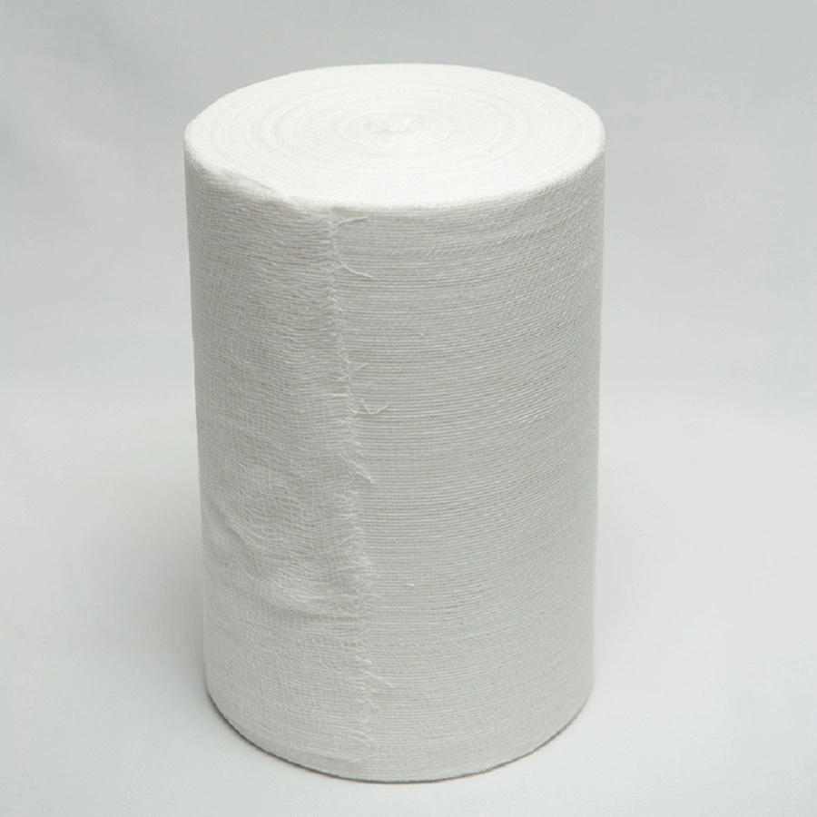 CE ISO 100 Yards Bleached White steril absorbierende Hämostate 500g Gaze-Rolle