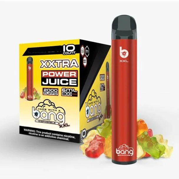 Shenzhen grossista de fábrica usa tendências quente 2000puff Vape descartáveis Bang XXL