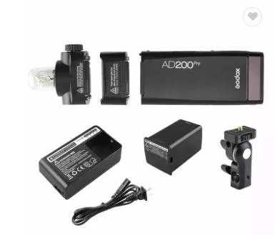 Godox Ad 200PRO Photography Video Outdoor Lighting Accescories Portable Studio Strobe Light Flash