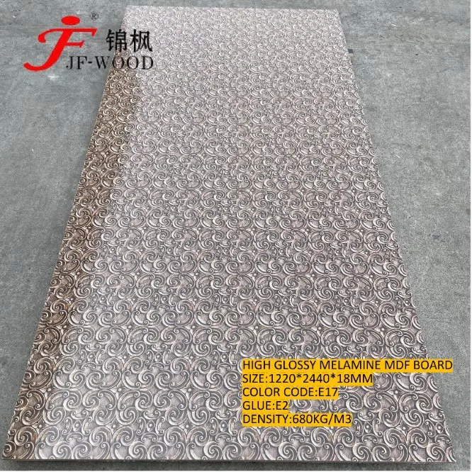 Laminated MDF Board High Glossy MDF Board