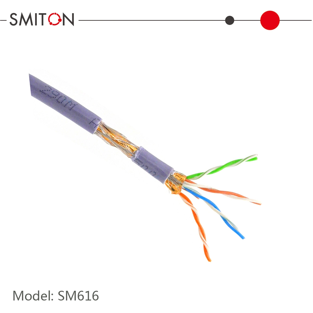 24 AWG de cobre SFTP Cat5 Cat5e de 305m de cable de red LAN