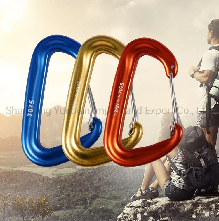 Multifunctional Aviation Aluminum Alloy Safety Buckle for Mountain Climbing