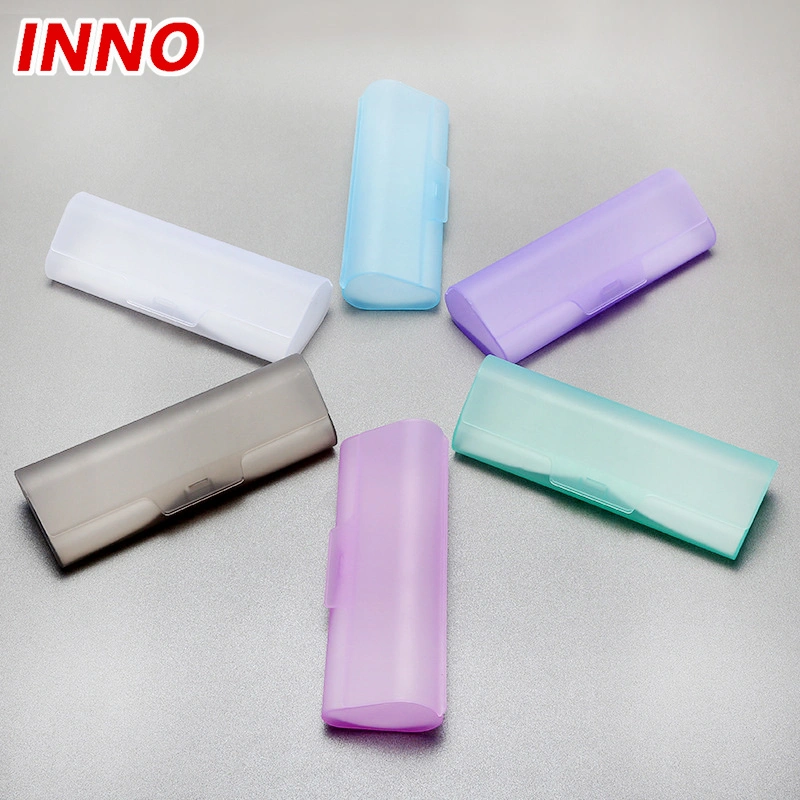 Inno-S064 China Hot Selling 110, 000 PCS Per Month New Designer Cheap Plastic Reading Glasses Case, Custom Logo Eco-Friendly