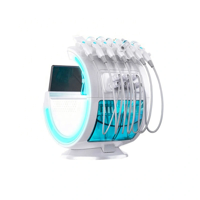 Multifunctional 7 in 1 Smart Ice Blue Oxygen Deep Cleaning Aqua Skin Dermabrasion Hydrofacials Oxygen Hydra Machine