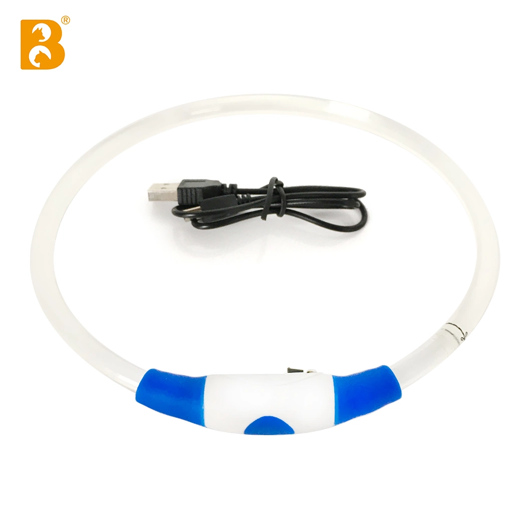 Batterie rechargeable USB Light up Collier pour chien collier LED