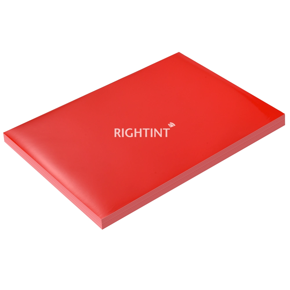 Carton PVC Rightint OEM Shanghai promotion gift sticker RT-Offset YS006 Red