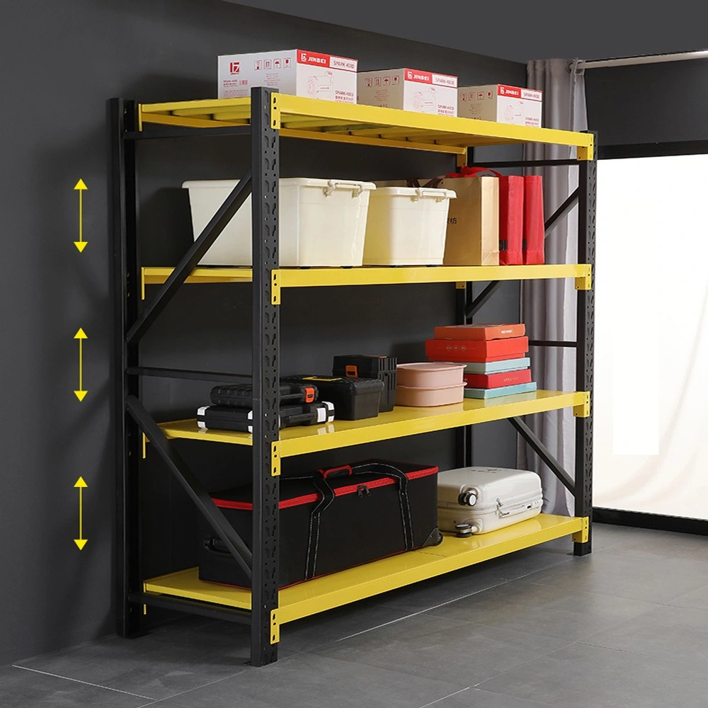 Warehouse Storage Iron Shelving Garage Kitchen Bulk Storage Metal Rack