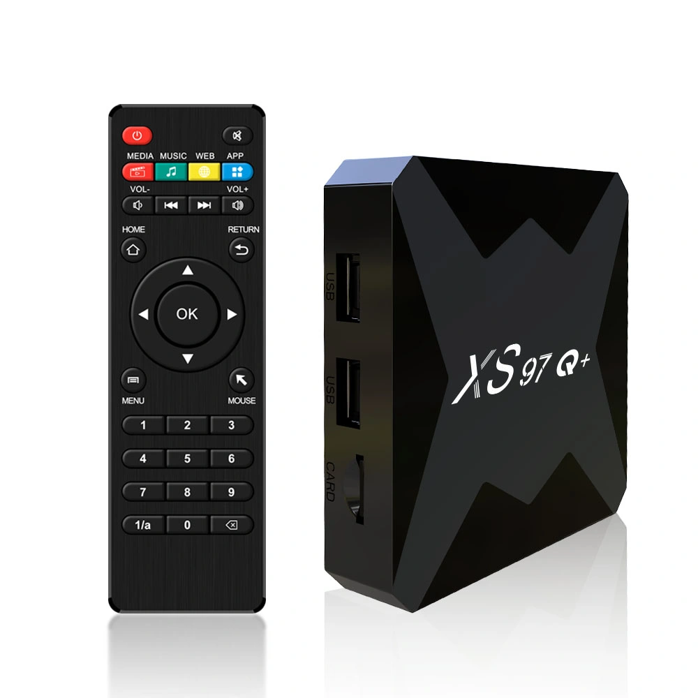 Commerce de gros Android settop box Quad Core, mémoire DDR3 H. 265 Hevc Android TV Box