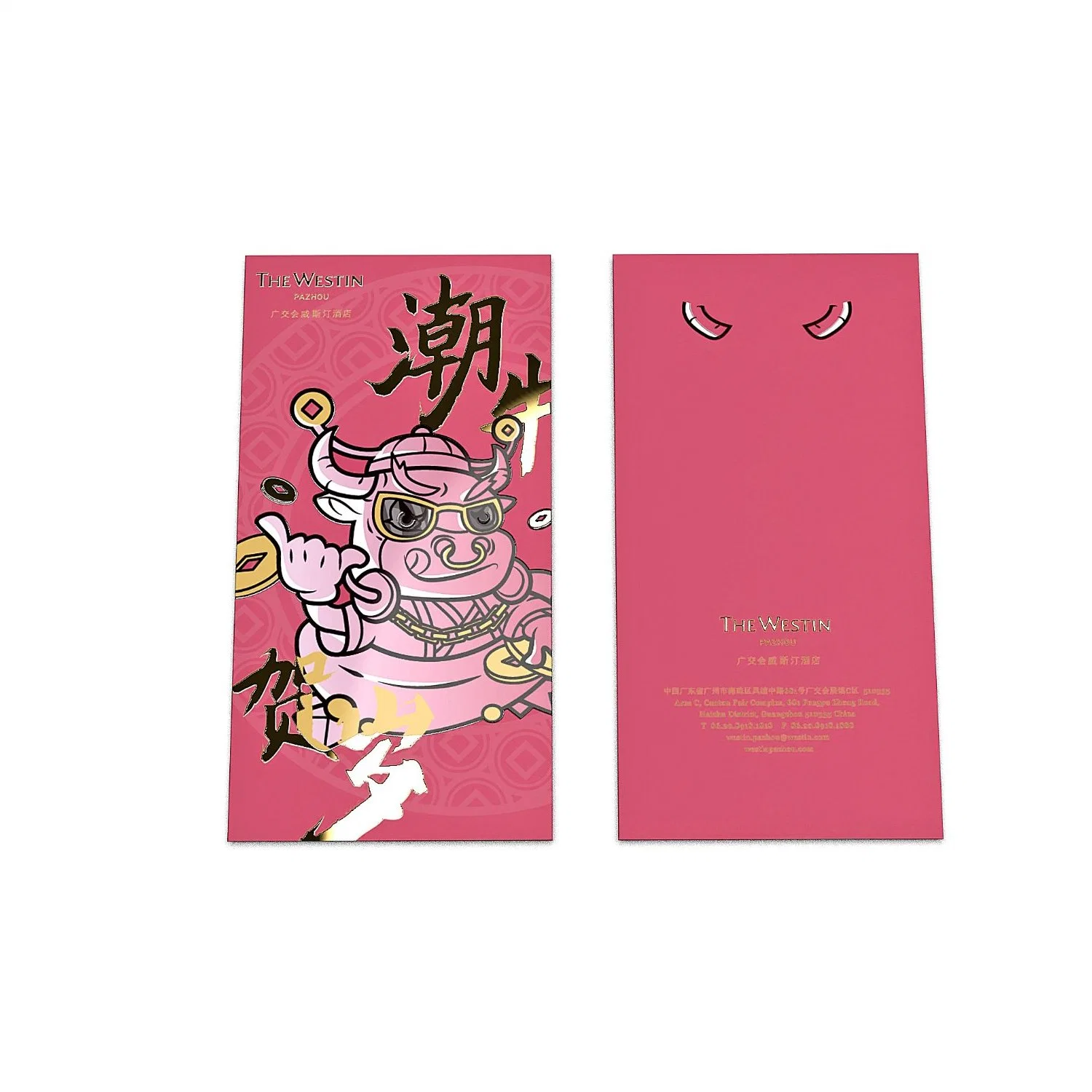 Boda China y Festival Hot Stamping papel sobre Red Packets