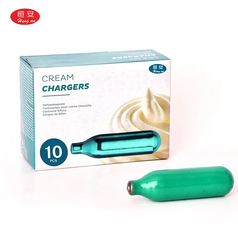 Hengan gaz crème Charger oxyde nitreux 10 paquet de 8 g. Ampoules