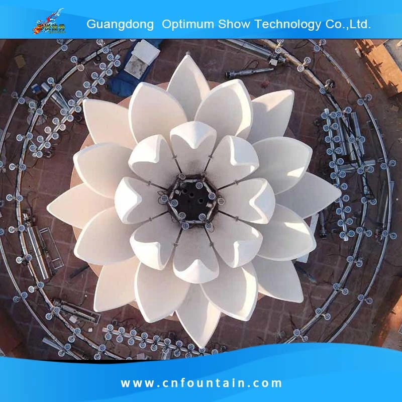 Kazakhstan DMX Controlled Decorative Music Fountain Statue Dry Floor Water Fountaine