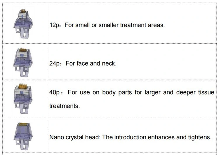 Profundidad de Crystallite profesional Morpheus 8 Gold RF máquina de microneedling fraccional Para la eliminación de las marcas de estiramiento