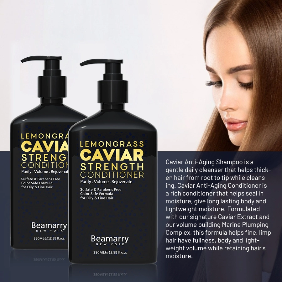 Beamarry Rts High quality/High cost performance  Salon Professional Hair Care Hair Beauty Products Lemongrass Caviar Strengh Conditioner for Oily & Fine Hair