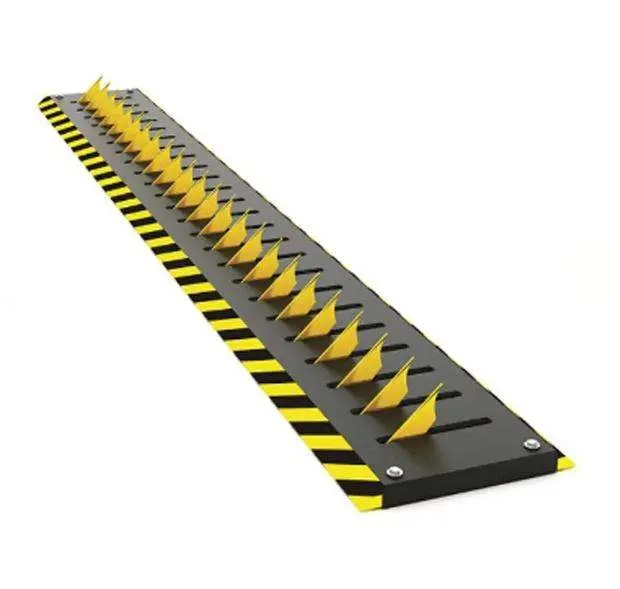 Wholesale Traffic Control Security Steel Tire Spikes Road Barrier Metal One Way Manual Speed Bump Deflater Tire Killer