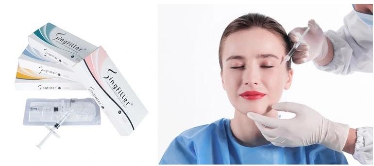 Singfiller Manufaturer Cross-Linked Hyaluronic Acid Dermal Filler for Plastic Surgery