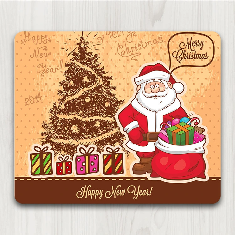 Customized Non-Slip Rubber Christmas Mousepad /Gaming Mouse Pad