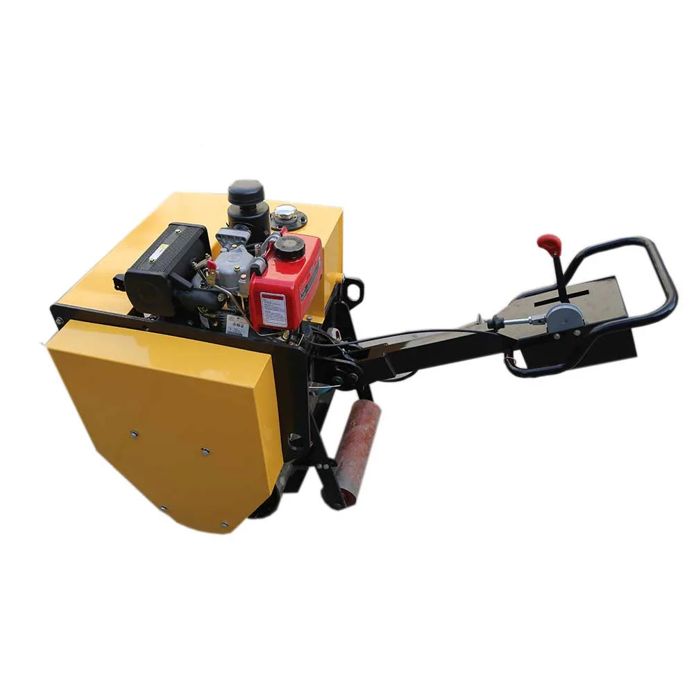 Hand Operated Compactor Mini Road Roller Small Single Drum Roller