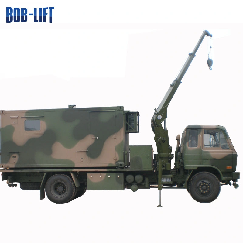 Crane Manufacturer Factory Price 2 Ton Telescopic Boom Truck-Mounted Crane Mobile Crane