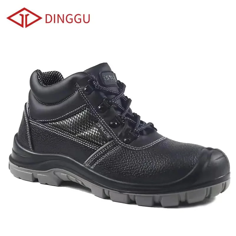 Customized S3 Sr Safety Shoes Genuine Leather Construction Work Boots Men Safety Footwear Steel Toe Safety Boots